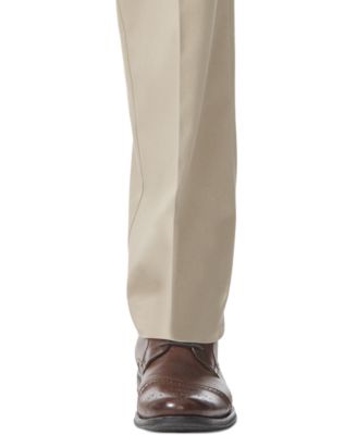 Men's Comfort Relaxed Fit Khaki Stretch Pants