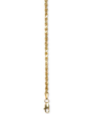 Forza Rope Chain 20" Necklace (2-1/2mm) in 14k Gold
