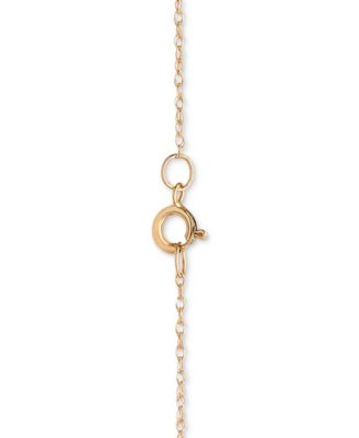 Diamond Cluster 18 Pendant Necklace (1/10 ct. t.w.) in 10k Gold