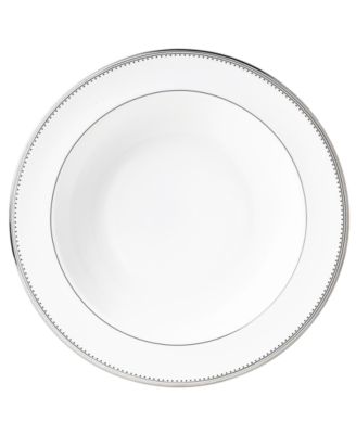 ウェッジウッド  Vera Wang Grosgrain お皿 Vera Wang Wedgwood Dinnerware, Grosgrain Pasta Plate - Macy's