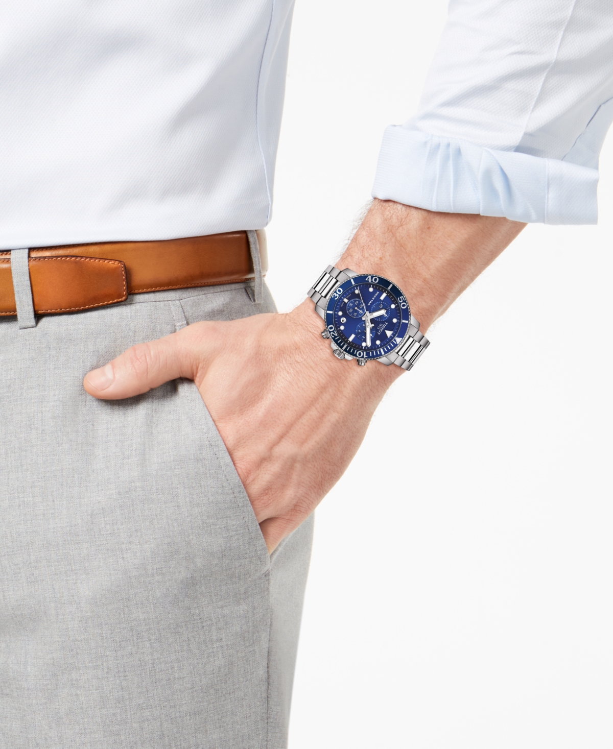Shop Tissot Men's Swiss Chronograph Seastar 1000 Stainless Steel Bracelet Diver Watch 45.5mm In No Color