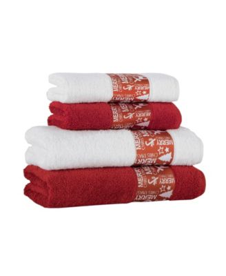 embellished bath towels