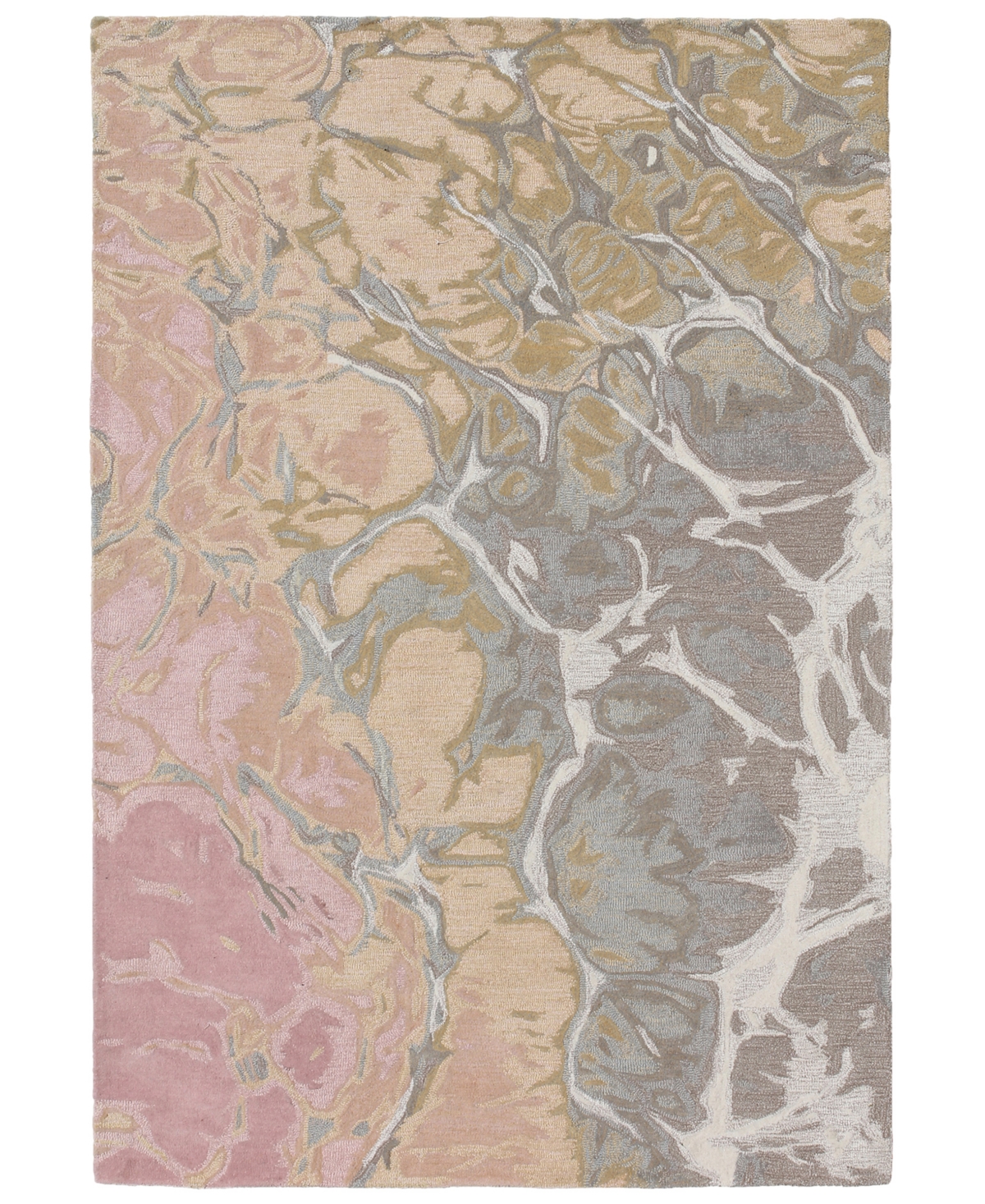 Liora Manne' Corsica 9146 Water 7'6in x 9'6in Area Rug - Blush