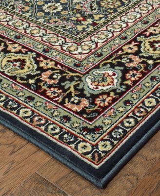 CLOSEOUT! Kashan 180L Navy/Multi 3'10" x 5'5" Area Rug