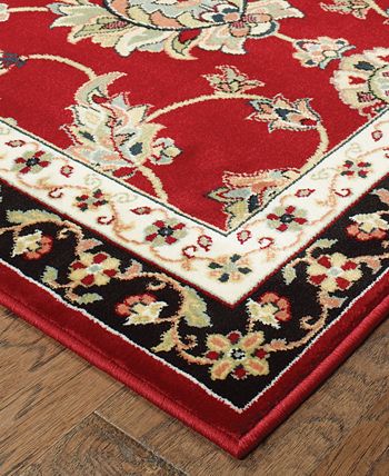 Oriental Weavers - Kashan 370R Red/Multi 7'10" x 10'10" Area Rug