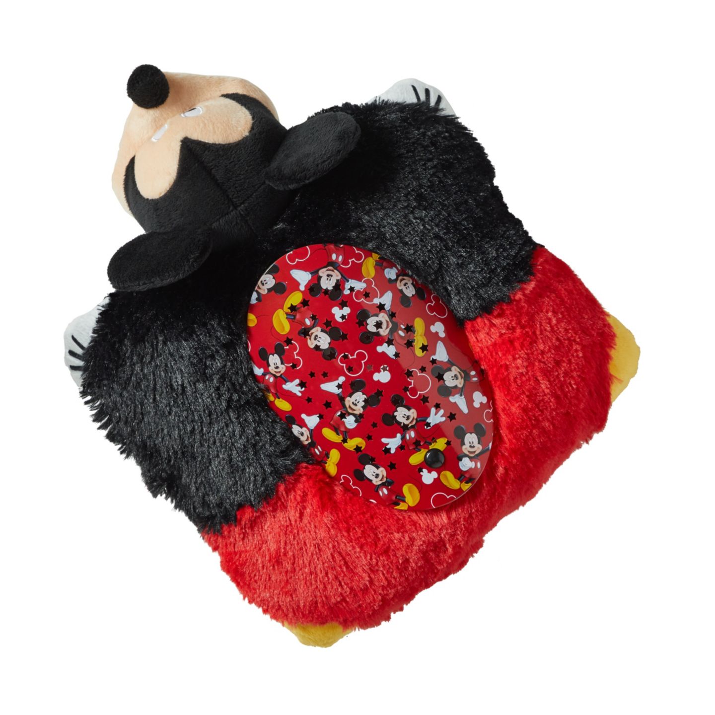 Детская мягкая игрушка Pillow Pets Mickey Mouse 11" Sleeptime Lite Night Light Plush — фото 4