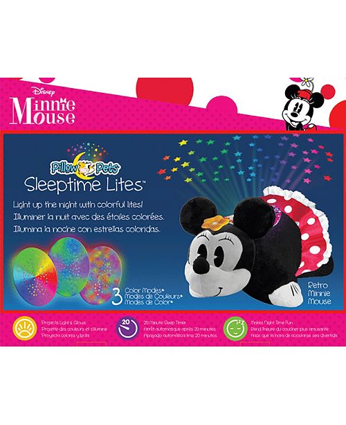 Pillow Pets Disney Retro Minnie Sleeptime Lite Reviews Macy S