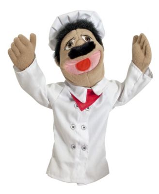 Melissa and Doug Melissa Doug Chef Puppet With Detachable Wooden
