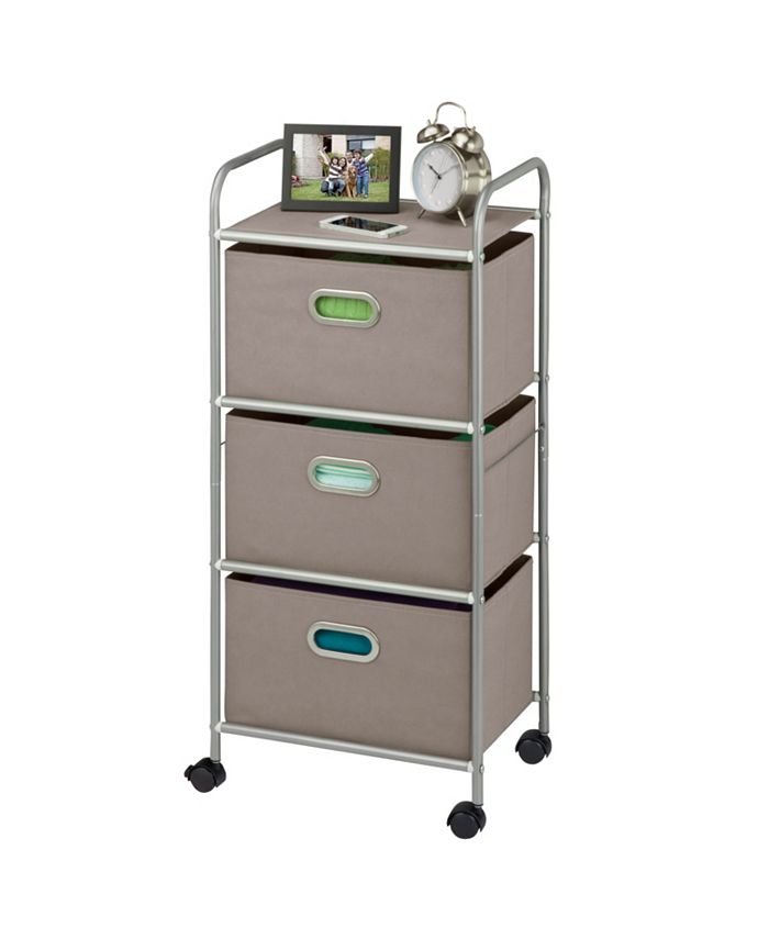 Honey Can Do 3Drawer Rolling Cart Macy's
