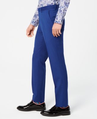 Nick Graham Men's Slim-Fit Stretch Hot Blue Suit