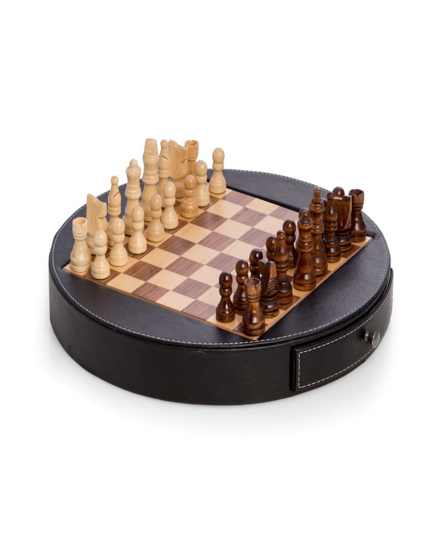Детские игрушки Bey-Berk Leather Chess Set — фото 1