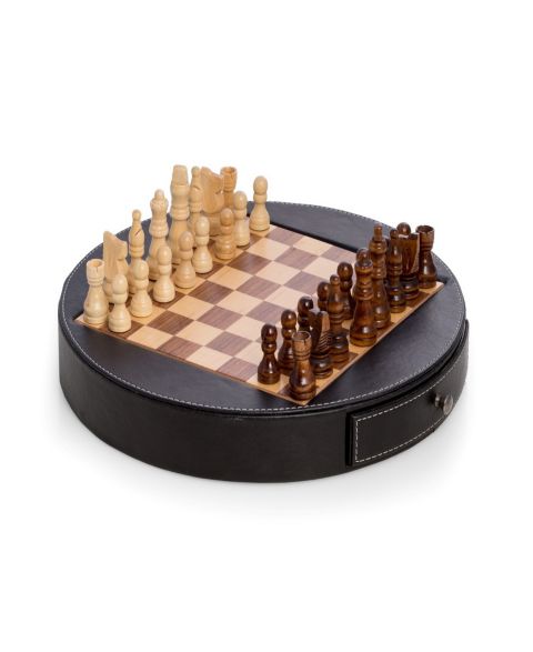 Детские игрушки Bey-Berk Leather Chess Set