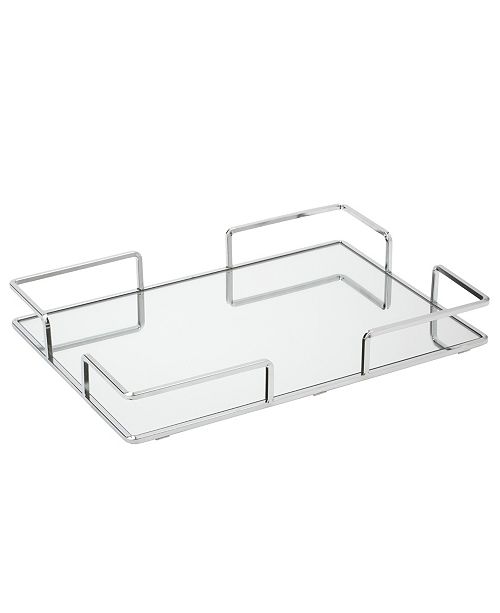 Home Details Modern Square Design Mirror Vanity Tray & Reviews Home