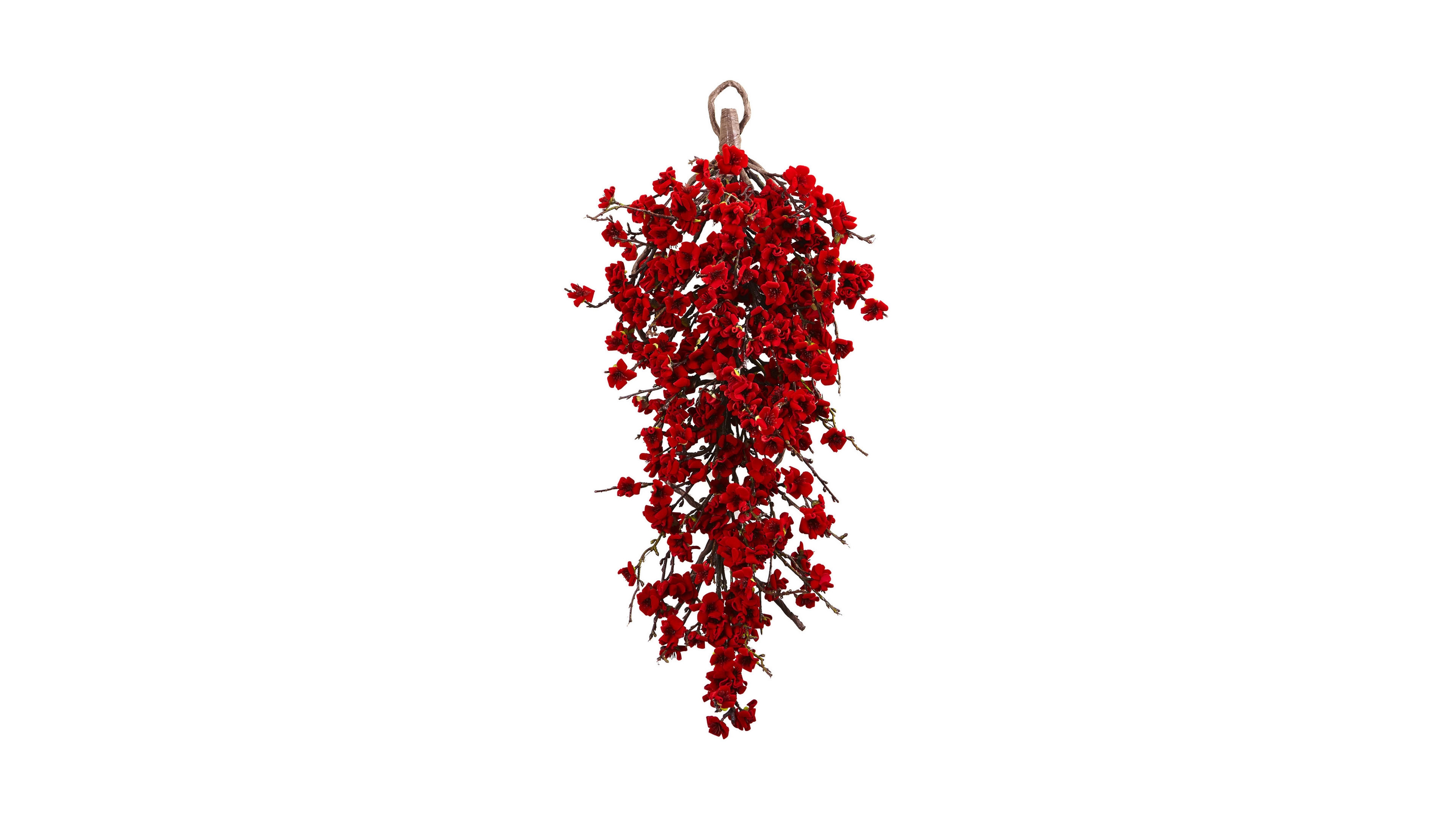 Nearly Natural 28" Plum Blossom Teardrop
