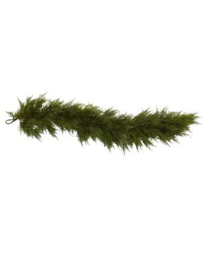 Nearly Natural 60" Cedar Garland In Green