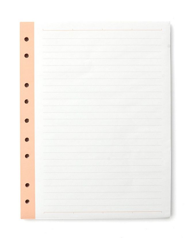 Russell & Hazel Mini 3 Ring Binder Filler Paper, Blush & Reviews