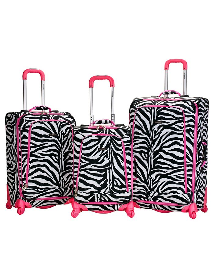 Zebra suitcase outlet