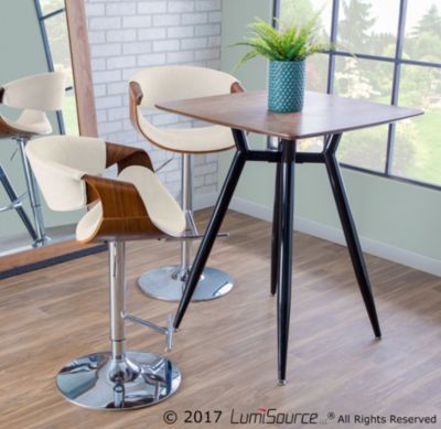Curvo Adjustable Barstool with Swivel