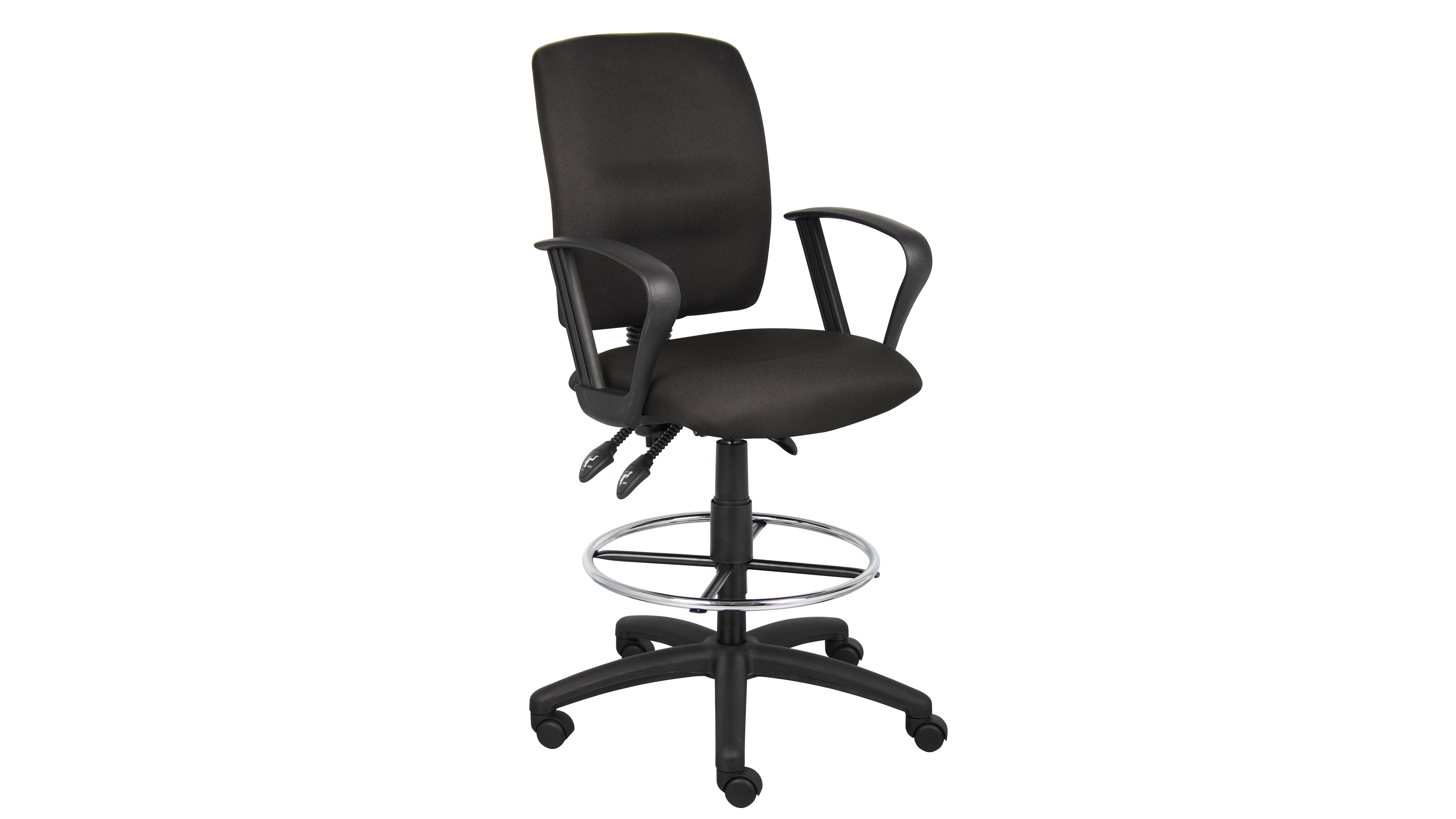 Boss Office Products Multi-Function Drafting Stool W/ Loop Arms
