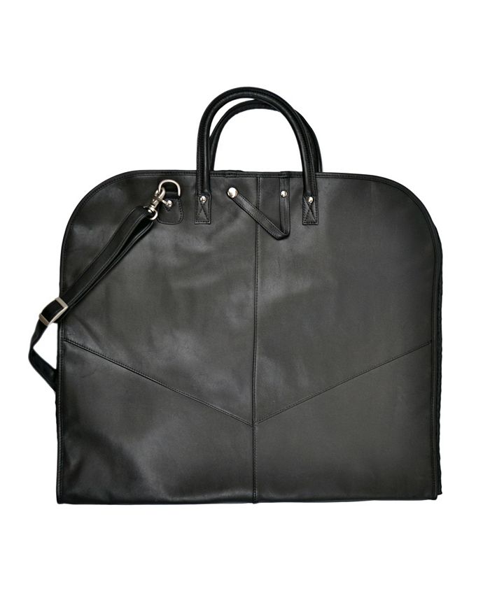 ROYCE New York Royce Garment Bag Suitcase in Genuine Leather Macy's