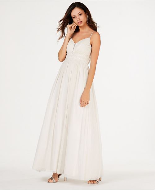 Teeze Me Juniors Glitter Gown Reviews Dresses Women