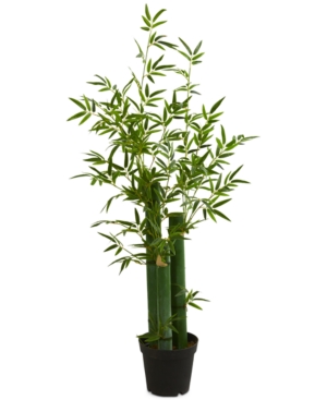 NEARLY NATURAL 5' GREEN BAMBOO ARTIFICIAL TREE 