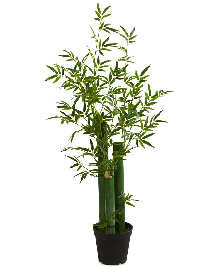 Nearly Natural - 5' Green Bamboo Artificial Tree