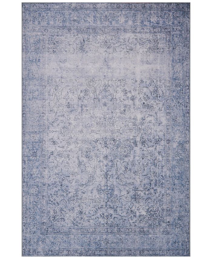 Loloi II Loren LQ09 Slate 18" Square Rug Macy's