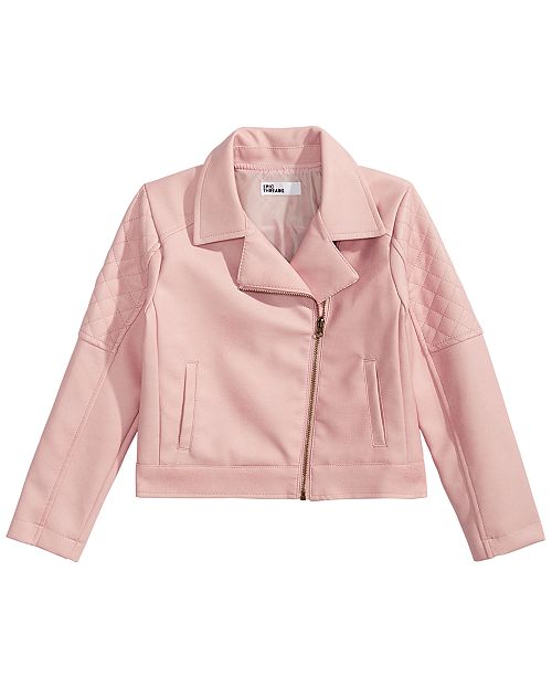 Epic Threads Little Girls Quilted Moto Jacket, Created for Macy's ...