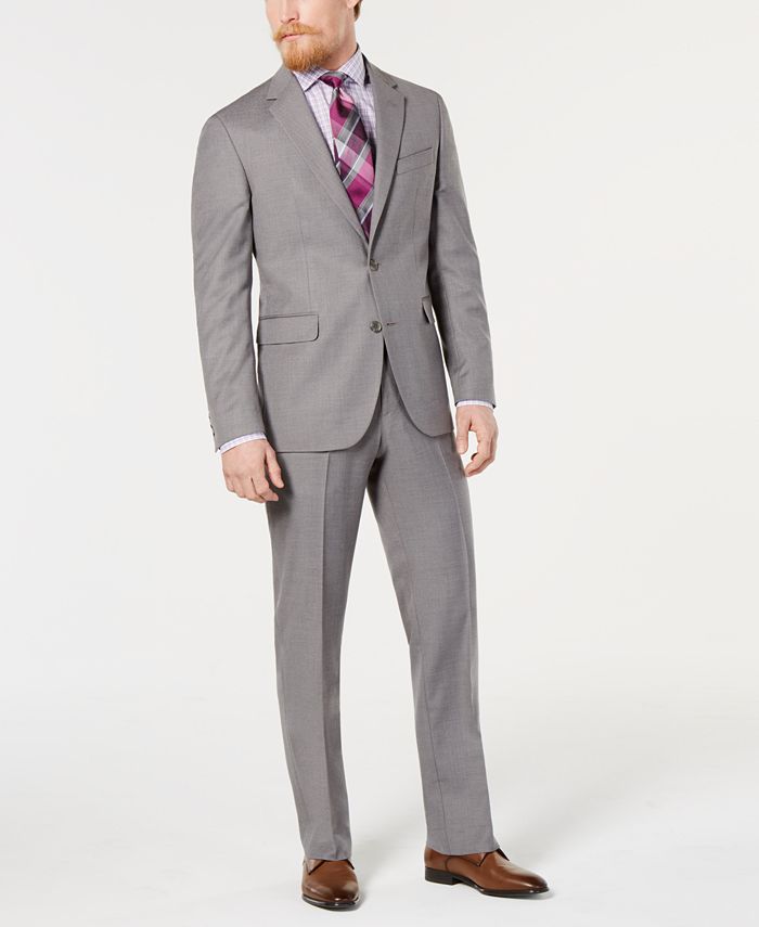 Dockers Men's Modern-Fit Step-Weave Suit & Reviews - Suits & Tuxedos ...