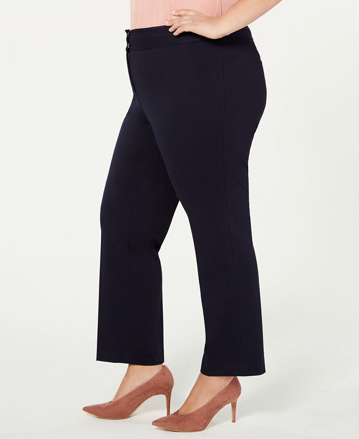 Vince Camuto Plus Size High-Rise Ankle Pants - Macy's