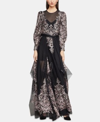 BCBGMAXAZRIA - Embroidered Maxi Dress