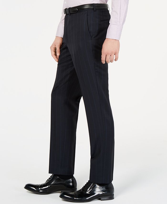 DKNY Men's Modern-Fit Pinstripe Pants & Reviews - Pants - Men - Macy's
