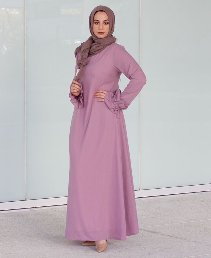 Verona Collection Elisa Ruffle Sleeve Maxi Dress Macy s