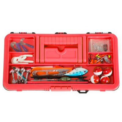 55 piece tackle box Meiho City Luck Two Removable Plastic Dividers On Tray Fishing Single Tray Tackle Box