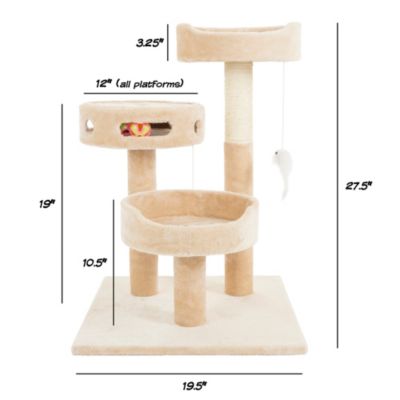 petmaker 3 tier cat tree