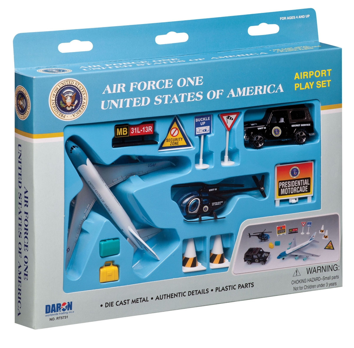 Edu Toys Kids' Air Force One United States Of America Airport Play Set In Multi