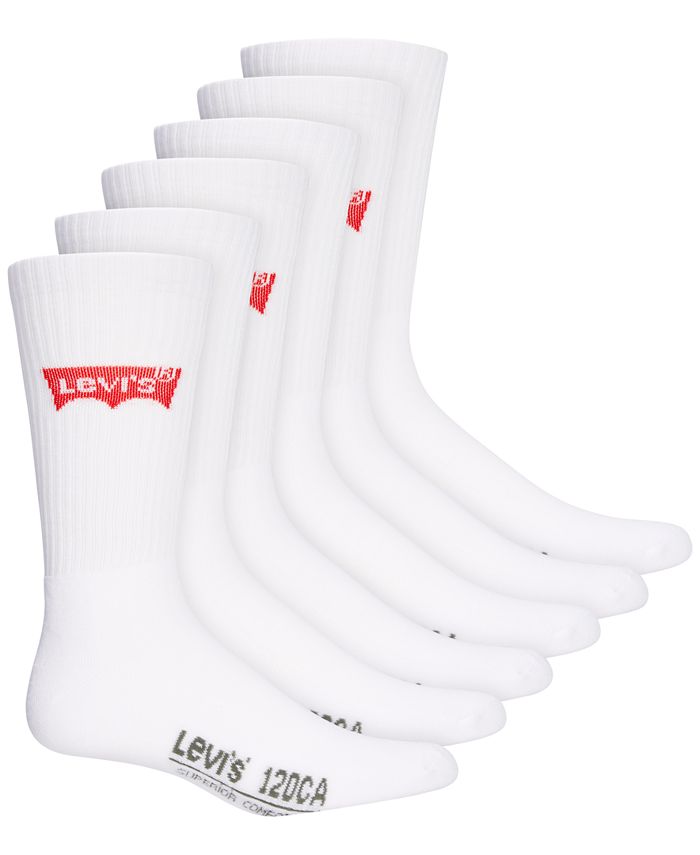 Levi's Men's 6-Pk. Athletic Crew Socks & Reviews - Underwear & Socks - Men  - Macy's