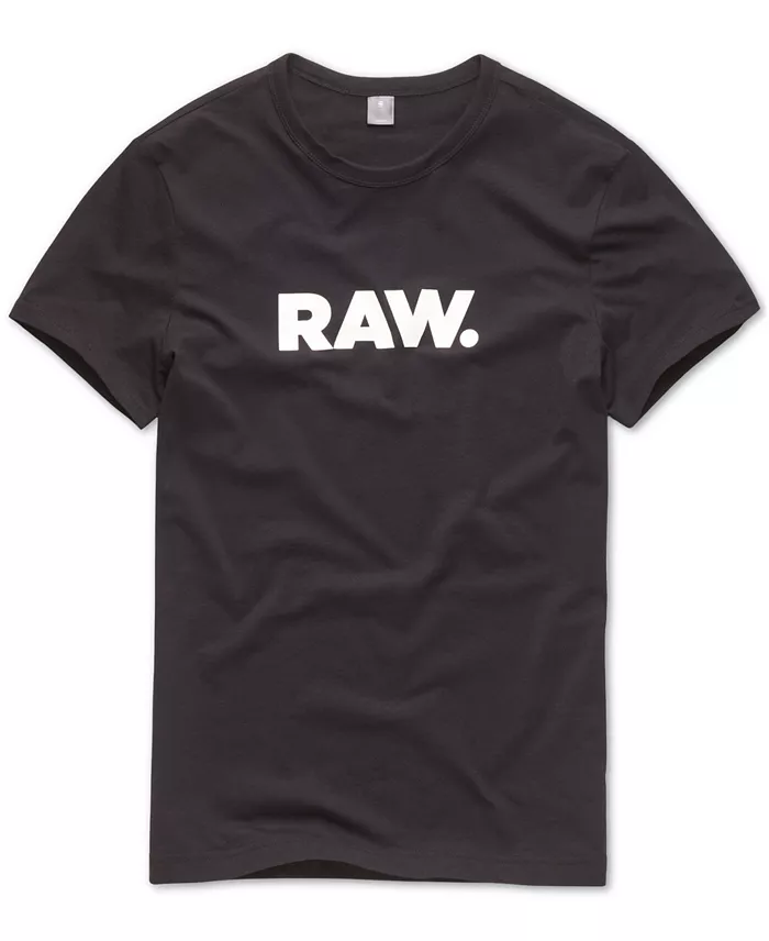 Men's Holorn RAW Graphic Logo Crewneck T-Shirt - thumbnail 5