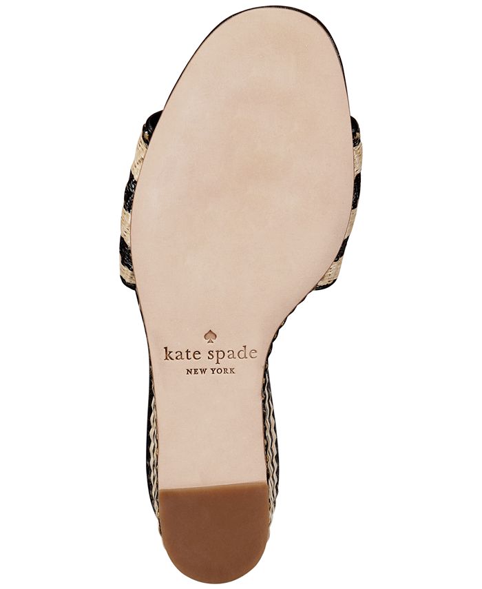 kate spade white wedges