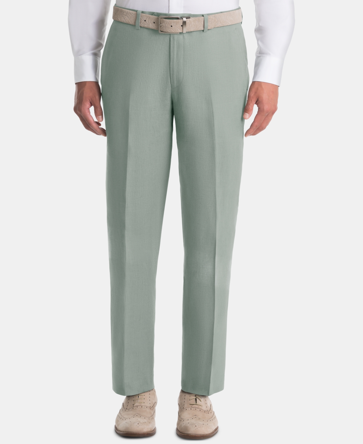 Lauren Ralph Lauren Men's Classic-fit Cotton Stretch Performance Dress Pants In Green