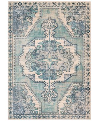 Surya - Bohemian BOM-2301 Teal 3'11" x 5'7" Area Rug