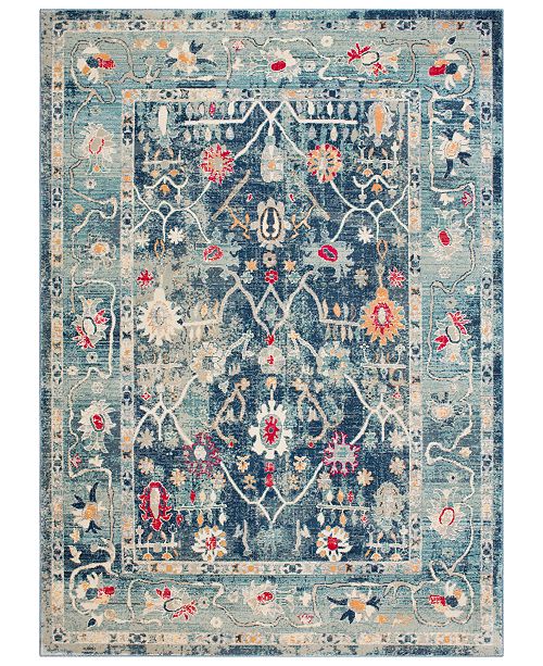 Surya Bohemian Bom 2305 Navy 7 10 X 10 3 Area Rug Reviews Rugs Macy S