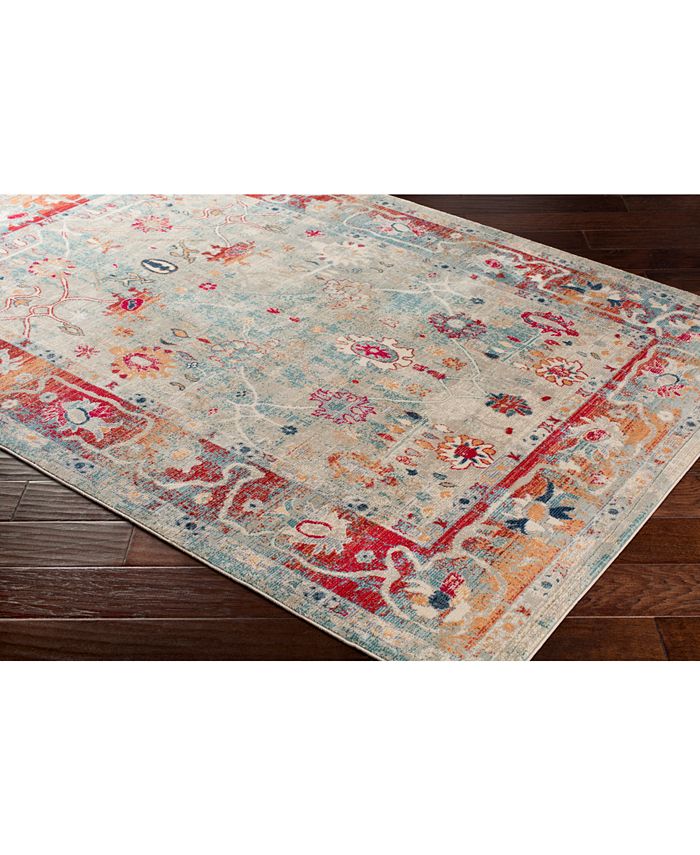 Surya Bohemian BOM-2306 Bright Red 2' x 3' Area Rug - Macy's