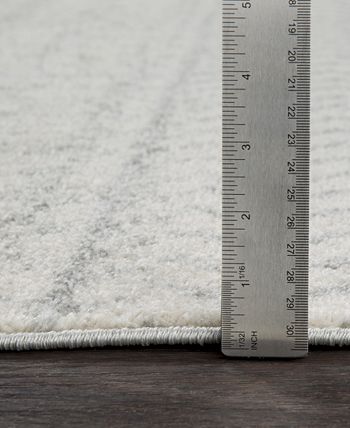 Surya - Elaziz ELZ-2308 Light Gray 2'7" x 7'6" Runner Area Rug