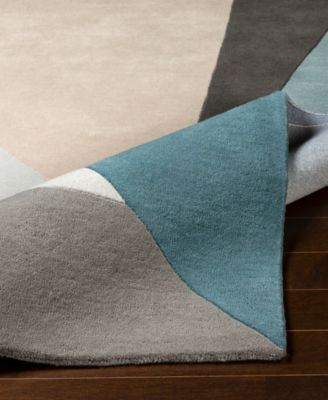 Forum FM-7223 Teal 5' x 8' Area Rug