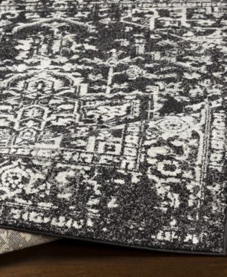 Harput HAP-1087 Black 5'3" x 7'3" Area Rug