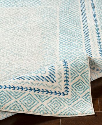 Surya - Harput HAP-1098 Aqua 5'3" x 7'3" Area Rug