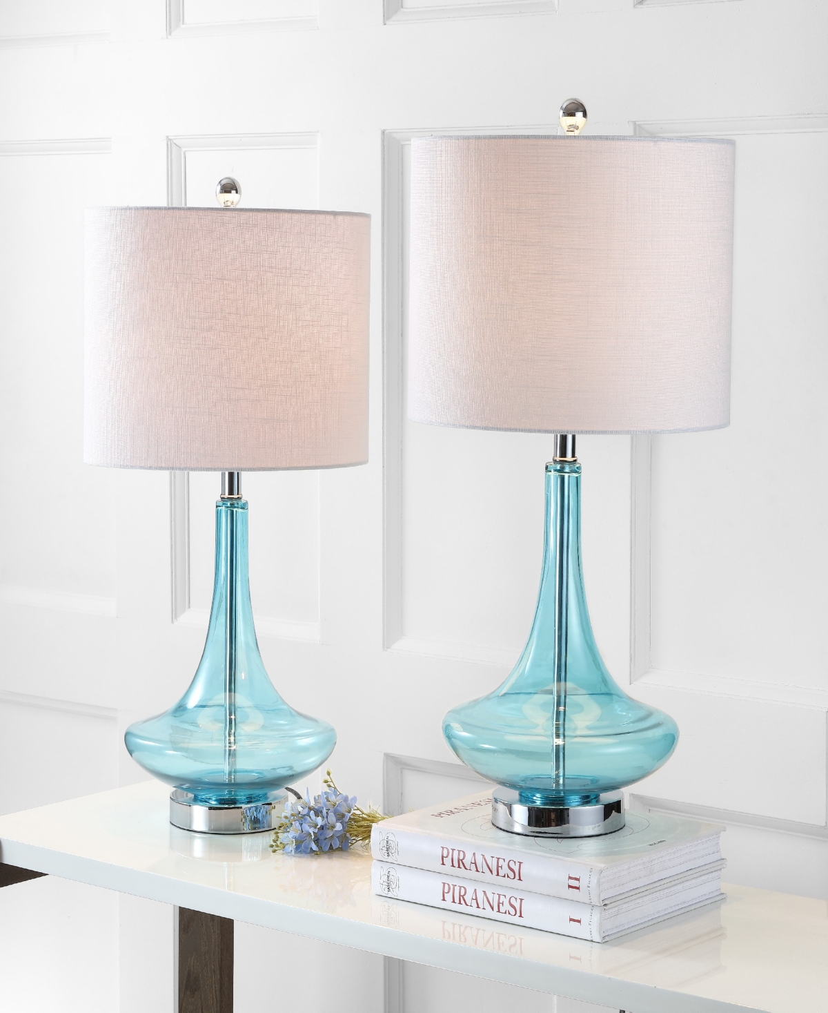 Jonathan Y Cecile Teardrop Led Table Lamp, Set of 2