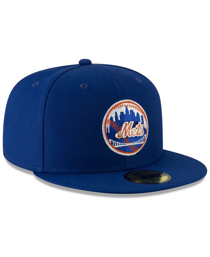 Lids New Era New York Mets Metal & Thread 59FIFTYFITTED Cap Macy's